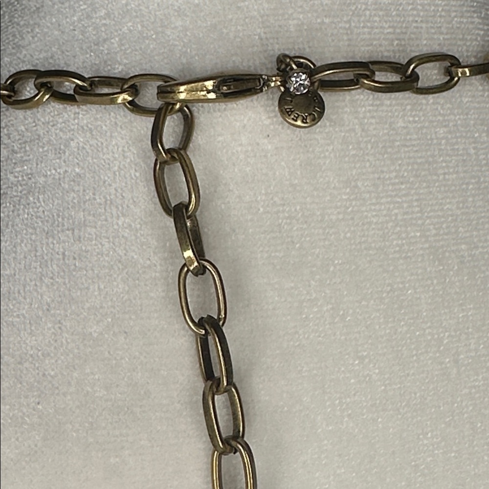 Vintage J. Crew Cobalt Blue Brûlée Faceted Bezel Set Collar Rhinestone Necklace - Picture 6 of 12